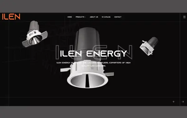 Web Promos India Portfolio ILEN Energy Business Website